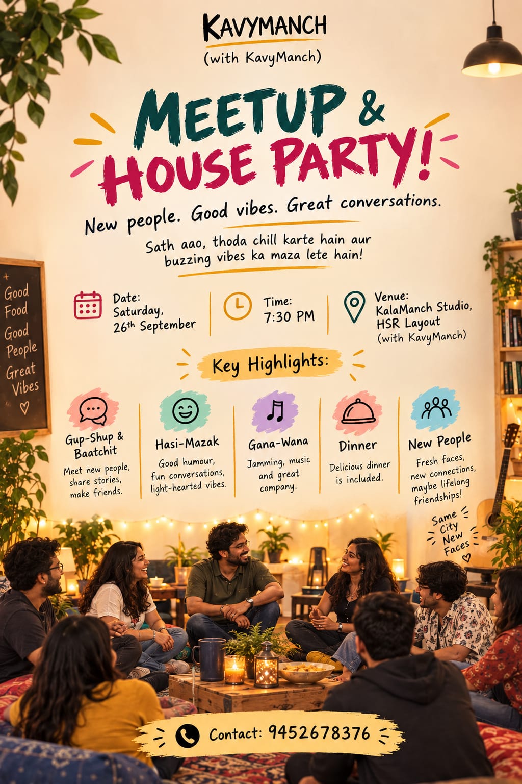 Atmosphere for Artists Meetup & House Party!