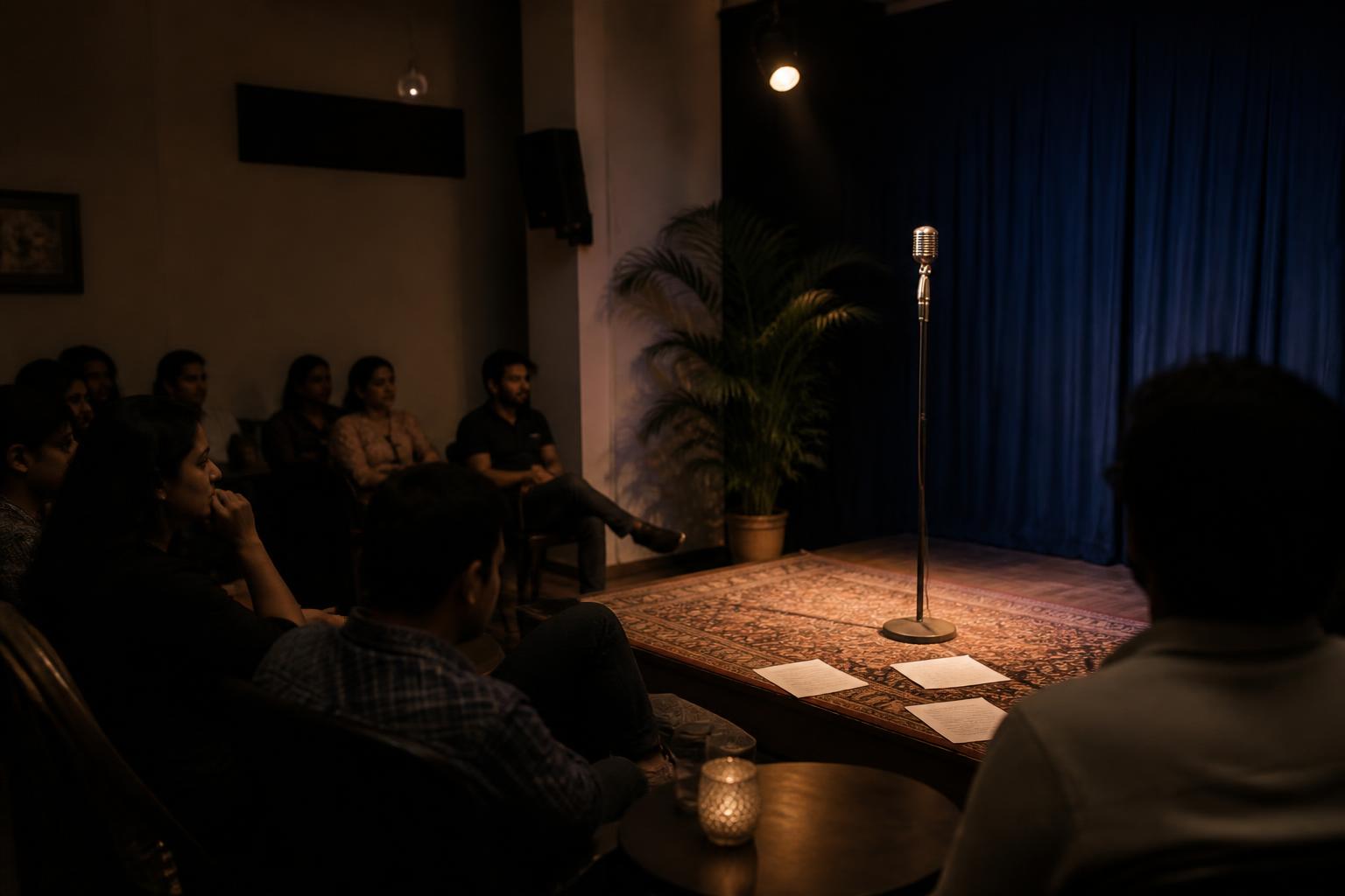 Kala Manch stage before a performance